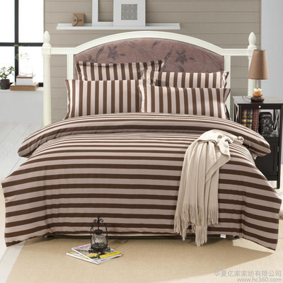 供應(yīng)華夏億家家紡無(wú)印良品風(fēng)格床上用品四件套，打造簡(jiǎn)約舒適的居家睡眠體驗(yàn)